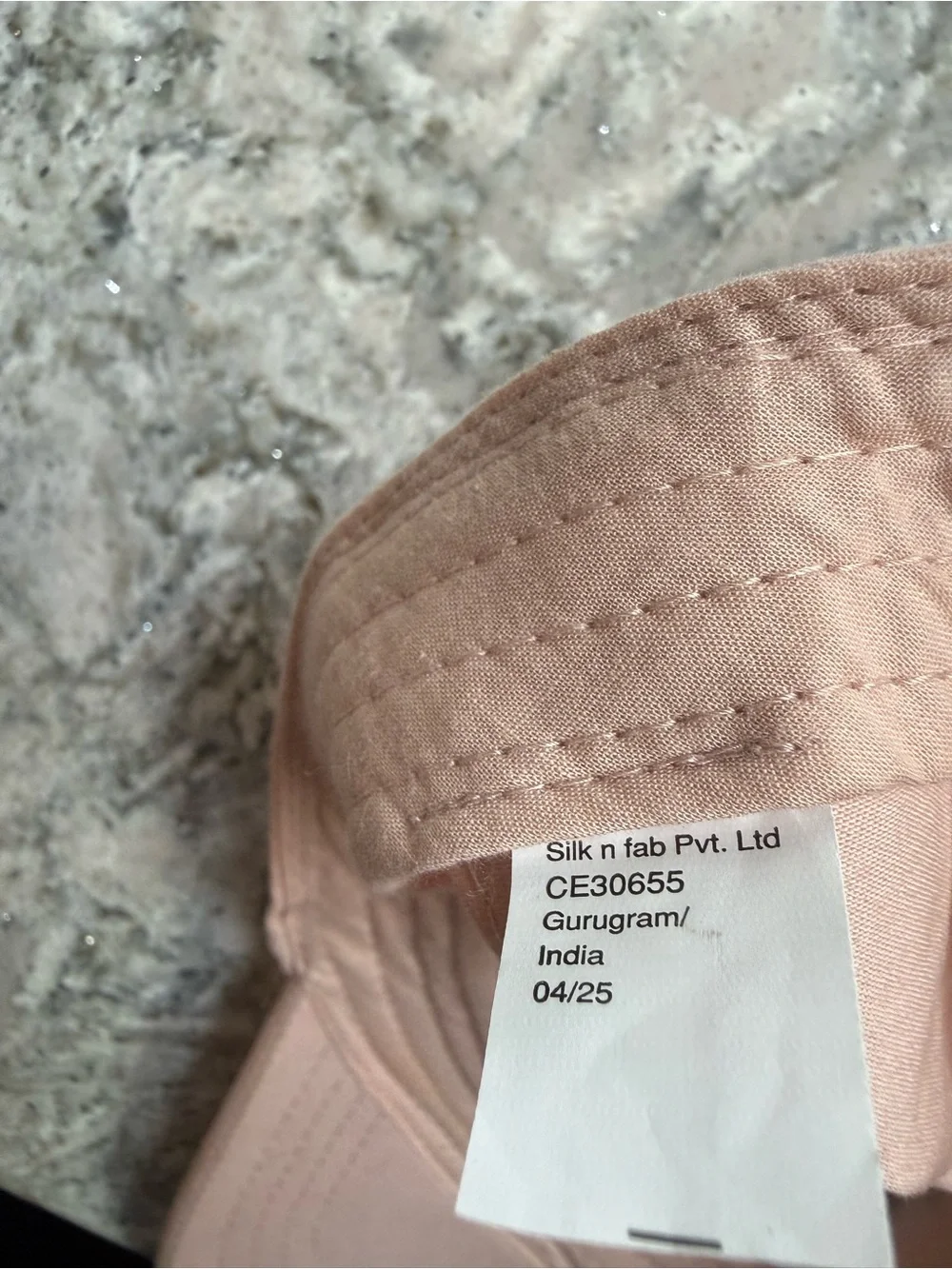 NYC Embroidered Baseball Cap - Light Pink